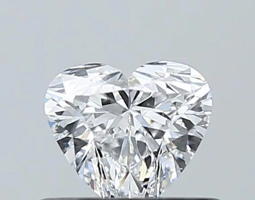 0.50ct Heart Natural Diamond (Colour D, Clarity IF, Cut VG, GIA Certified)