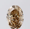 1.03ct Oval Natural Diamond (Colour Fancy Yellowish Brown, Clarity VS1, GIA Certified)