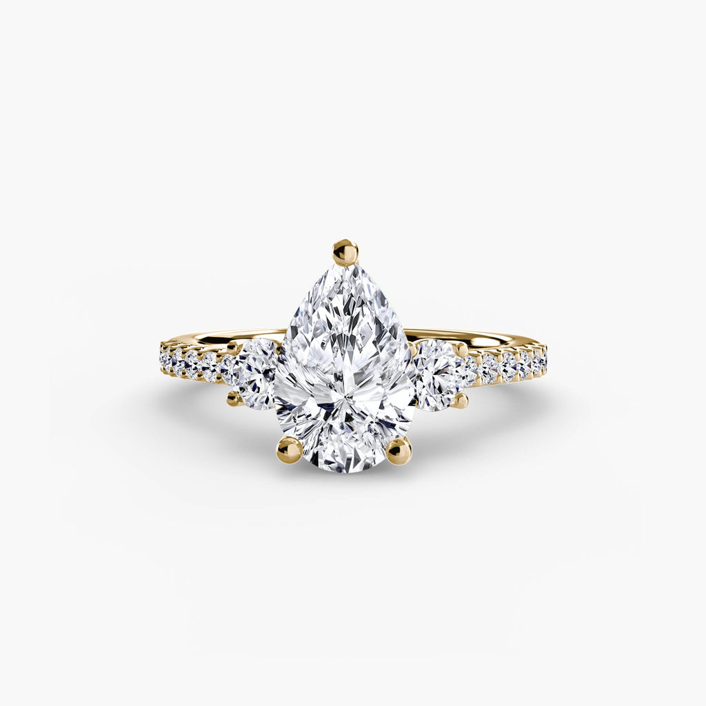 Anello Trilogy con Fascia Pavé 5