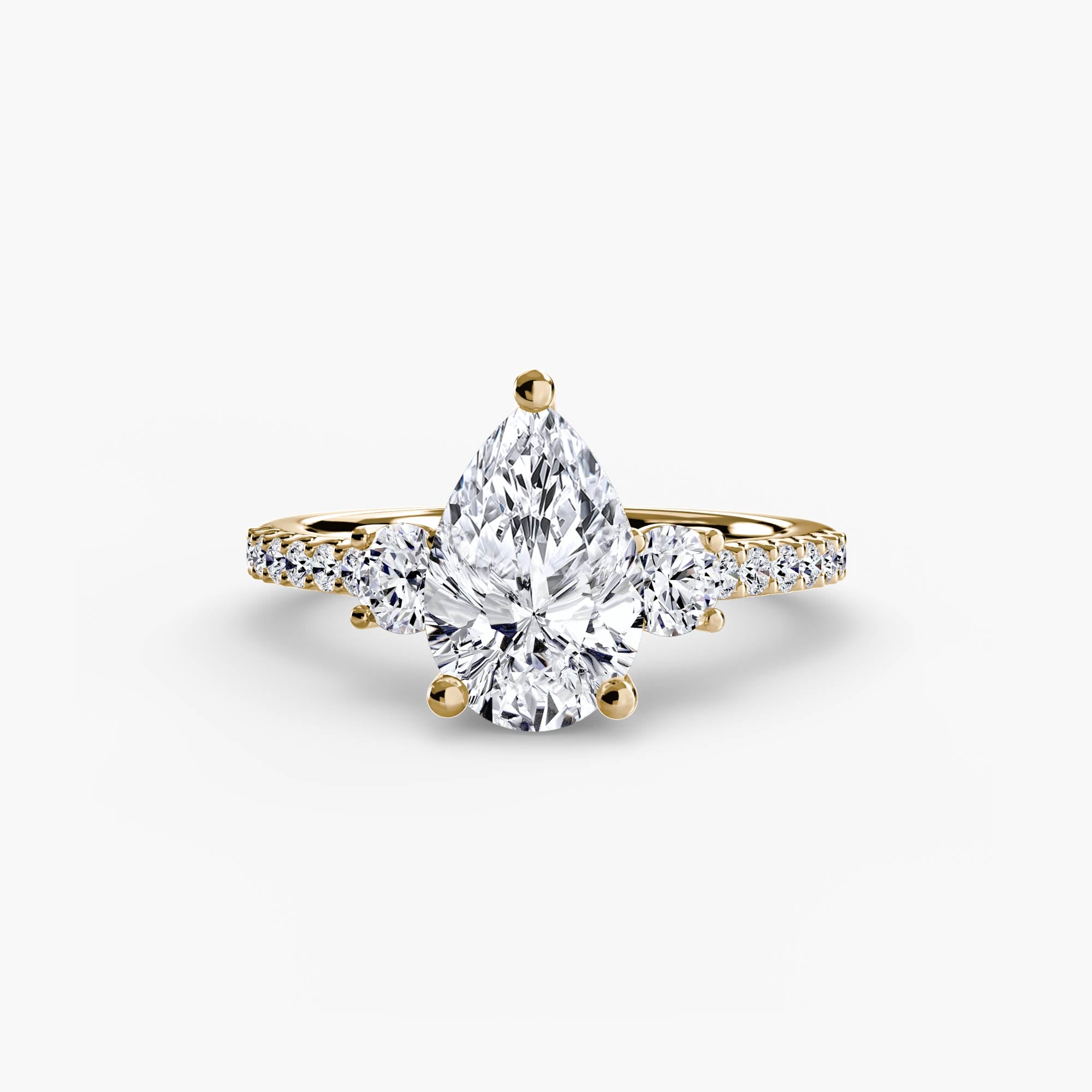 Anello Trilogy con Fascia Pavé 5