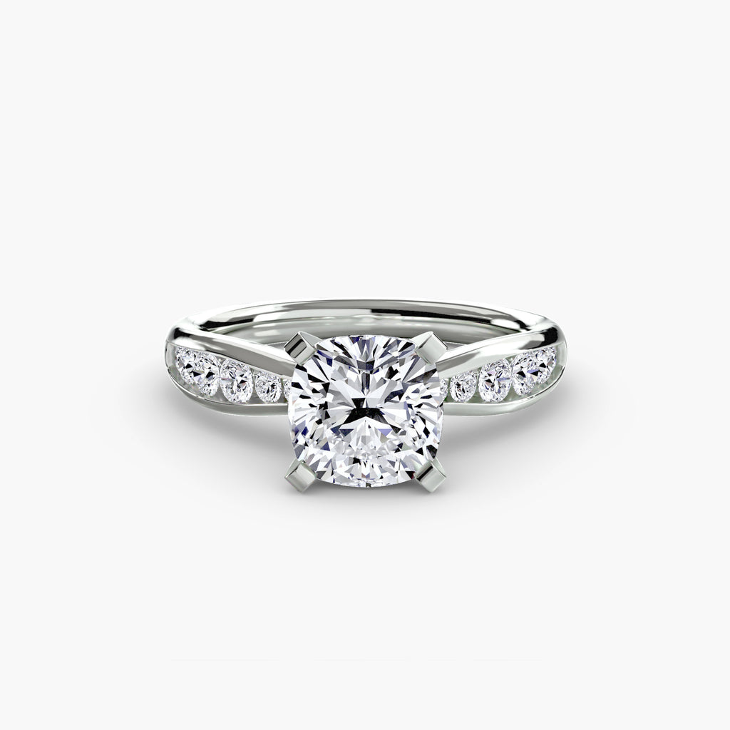 Solitaire with Pavé 3