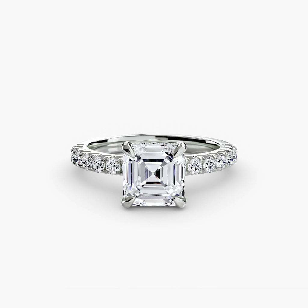Solitaire with Pavé 6